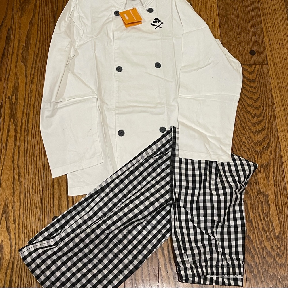 NEW 2010 Boys Gymboree Chef Christmas Cookies Photo Costume 5-6 S kids halloween